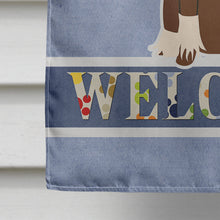 Load image into Gallery viewer, Chinese Crested Cream Welcome Flag Canvas House Size BB5694CHF