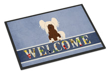 Load image into Gallery viewer, Chinese Crested Cream Welcome Doormat - 18x27 Decorative Floor Mat – Indoor/Outdoor Rug with Artistic Flair BB5694MAT
