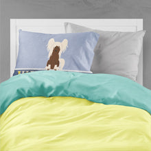 Load image into Gallery viewer, Chinese Crested Cream Welcome Fabric Standard Pillowcase – Artistic Decorative Front, White Back BB5694PILLOWCASE