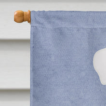 Load image into Gallery viewer, White Boxer Cooper Welcome Flag Canvas House Size BB5695CHF
