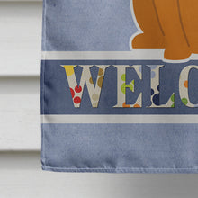 Load image into Gallery viewer, Fawn Boxer Welcome Flag Canvas House Size BB5696CHF