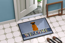 Load image into Gallery viewer, Fawn Boxer Welcome Doormat - 18x27 Decorative Floor Mat – Indoor/Outdoor Rug with Artistic Flair BB5696MAT