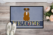 Load image into Gallery viewer, Flashy Fawn Boxer Welcome Doormat - 18x27 Decorative Floor Mat – Indoor/Outdoor Rug with Artistic Flair BB5697MAT