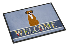 Load image into Gallery viewer, Flashy Fawn Boxer Welcome Doormat - 18x27 Decorative Floor Mat – Indoor/Outdoor Rug with Artistic Flair BB5697MAT