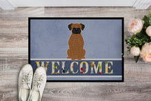 Load image into Gallery viewer, Brindle Boxer Welcome Doormat - 18x27 Decorative Floor Mat – Indoor/Outdoor Rug with Artistic Flair BB5698MAT