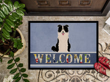 Load image into Gallery viewer, Border Collie Black White Welcome Doormat - 18x27 Decorative Floor Mat – Indoor/Outdoor Rug with Artistic Flair BB5699MAT