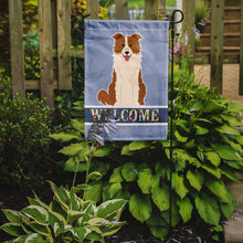 Load image into Gallery viewer, Border Collie Red White Welcome Garden Flag - Outdoor Decorative Yard Flag BB5700GF