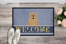 Load image into Gallery viewer, English Bulldog Fawn Welcome Doormat - 18x27 Decorative Floor Mat – Indoor/Outdoor Rug with Artistic Flair BB5705MAT