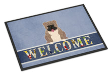 Load image into Gallery viewer, English Bulldog Grey Brindle  Welcome Doormat - 18x27 Decorative Floor Mat – Indoor/Outdoor Rug with Artistic Flair BB5707MAT