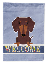 Load image into Gallery viewer, Dachshund Chocolate Welcome Garden Flag - Outdoor Decorative Yard Flag BB5712GF
