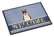 Load image into Gallery viewer, Bull Terrier Dark Brindle Welcome Doormat - 18x27 Decorative Floor Mat – Indoor/Outdoor Rug with Artistic Flair BB5717MAT