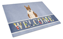 Load image into Gallery viewer, Bull Terrier Brindle Welcome Glass Cutting Boards – Durable, Decorative Kitchen Art Large BB5718LCB