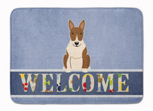 Load image into Gallery viewer, Bull Terrier Brindle Welcome Machine Washable Memory Foam Mat BB5718RUG