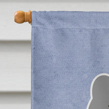 Load image into Gallery viewer, Chow Chow Blue Welcome Flag Canvas House Size BB5720CHF