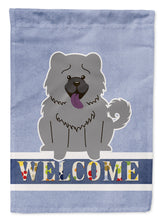 Load image into Gallery viewer, Chow Chow Blue Welcome Garden Flag - Outdoor Decorative Yard Flag BB5720GF