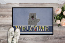 Load image into Gallery viewer, Chow Chow Blue Welcome Doormat - 18x27 Decorative Floor Mat – Indoor/Outdoor Rug with Artistic Flair BB5720MAT