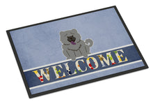 Load image into Gallery viewer, Chow Chow Blue Welcome Doormat - 18x27 Decorative Floor Mat – Indoor/Outdoor Rug with Artistic Flair BB5720MAT