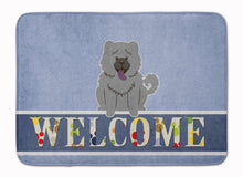 Load image into Gallery viewer, Chow Chow Blue Welcome Machine Washable Memory Foam Mat BB5720RUG