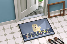 Load image into Gallery viewer, Chow Chow White Welcome Doormat - 18x27 Decorative Floor Mat – Indoor/Outdoor Rug with Artistic Flair BB5721MAT