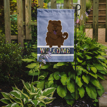 Load image into Gallery viewer, Chow Chow Chocolate Welcome Garden Flag - Outdoor Decorative Yard Flag BB5722GF
