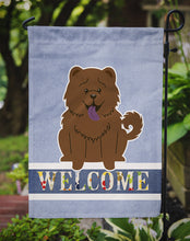 Load image into Gallery viewer, Chow Chow Chocolate Welcome Garden Flag - Outdoor Decorative Yard Flag BB5722GF