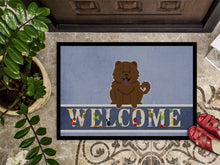 Load image into Gallery viewer, Chow Chow Chocolate Welcome Doormat - 18x27 Decorative Floor Mat – Indoor/Outdoor Rug with Artistic Flair BB5722MAT