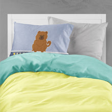Load image into Gallery viewer, Chow Chow Red Welcome Fabric Standard Pillowcase – Artistic Decorative Front, White Back BB5723PILLOWCASE