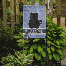 Load image into Gallery viewer, Chow Chow Black Welcome Garden Flag - Outdoor Decorative Yard Flag BB5724GF