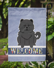 Load image into Gallery viewer, Chow Chow Black Welcome Garden Flag - Outdoor Decorative Yard Flag BB5724GF
