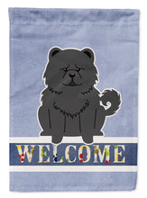 Load image into Gallery viewer, Chow Chow Black Welcome Garden Flag - Outdoor Decorative Yard Flag BB5724GF