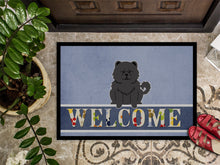 Load image into Gallery viewer, Chow Chow Black Welcome Doormat - 18x27 Decorative Floor Mat – Indoor/Outdoor Rug with Artistic Flair BB5724MAT