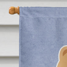 Load image into Gallery viewer, Chow Chow Cream Welcome Flag Canvas House Size BB5725CHF