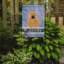 Load image into Gallery viewer, Chow Chow Cream Welcome Garden Flag - Outdoor Decorative Yard Flag BB5725GF