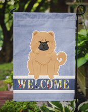 Load image into Gallery viewer, Chow Chow Cream Welcome Garden Flag - Outdoor Decorative Yard Flag BB5725GF