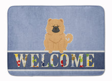 Load image into Gallery viewer, Chow Chow Cream Welcome Machine Washable Memory Foam Mat BB5725RUG