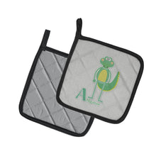 Load image into Gallery viewer, Alphabet A for Alligator Pot Holders - Set of 2 - Heat-Resistant Kitchen Essentials BB5726PTHD