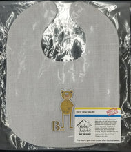 Load image into Gallery viewer, Alphabet B for Bear Baby Bib BB5727BIB