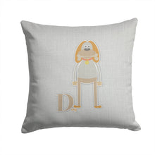 Load image into Gallery viewer, Alphabet D for Dog Throw Pillow - 14x14 Decorative Pillow – Art for Your Home &amp; Patio BB5729PW1414