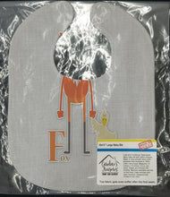 Load image into Gallery viewer, Alphabet F for Fox Baby Bib BB5731BIB