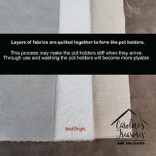 Load image into Gallery viewer, Alphabet G for Giraffe Pot Holders - Set of 2 - Heat-Resistant Kitchen Essentials BB5732PTHD