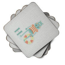 Load image into Gallery viewer, Alphabet H for Hippopotamus Foam Coaster  BB5733FC