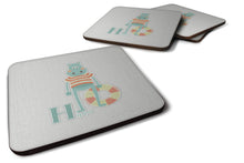 Load image into Gallery viewer, Alphabet H for Hippopotamus Foam Coaster  BB5733FC