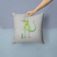 Load image into Gallery viewer, Alphabet I for Iguana Throw Pillow - 14x14 Decorative Pillow – Art for Your Home &amp; Patio BB5734PW1414