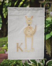 Load image into Gallery viewer, Alphabet K for Kangaroo Garden Flag - Outdoor Decorative Yard Flag BB5736GF