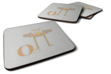 Load image into Gallery viewer, Alphabet O for Owl Foam Coaster  BB5740FC