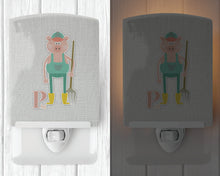 Load image into Gallery viewer, Alphabet P for Pig Ceramic Night Light BB5741CNL