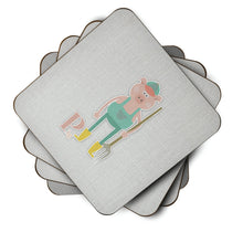 Load image into Gallery viewer, Alphabet P for Pig Foam Coaster  BB5741FC