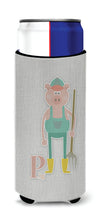 Load image into Gallery viewer, Alphabet P for Pig   Hugger for slim cans BB5741MUK
