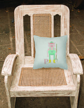 Load image into Gallery viewer, Alphabet P for Pig Fabric Decorative Pillow BB5741PW1818