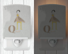 Load image into Gallery viewer, Alphabet Q for Quail Ceramic Night Light BB5742CNL